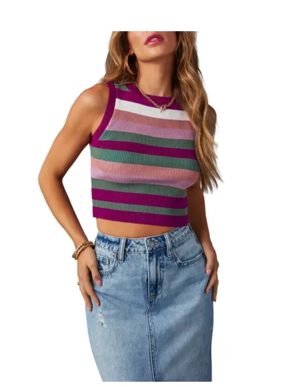 Women’s stripe tank top